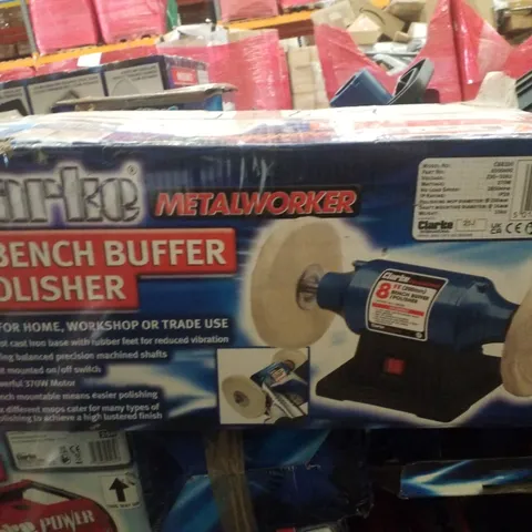 BOXED CLARKE CBB200 200MM BENCH BUFFER/POLISHER (230V)