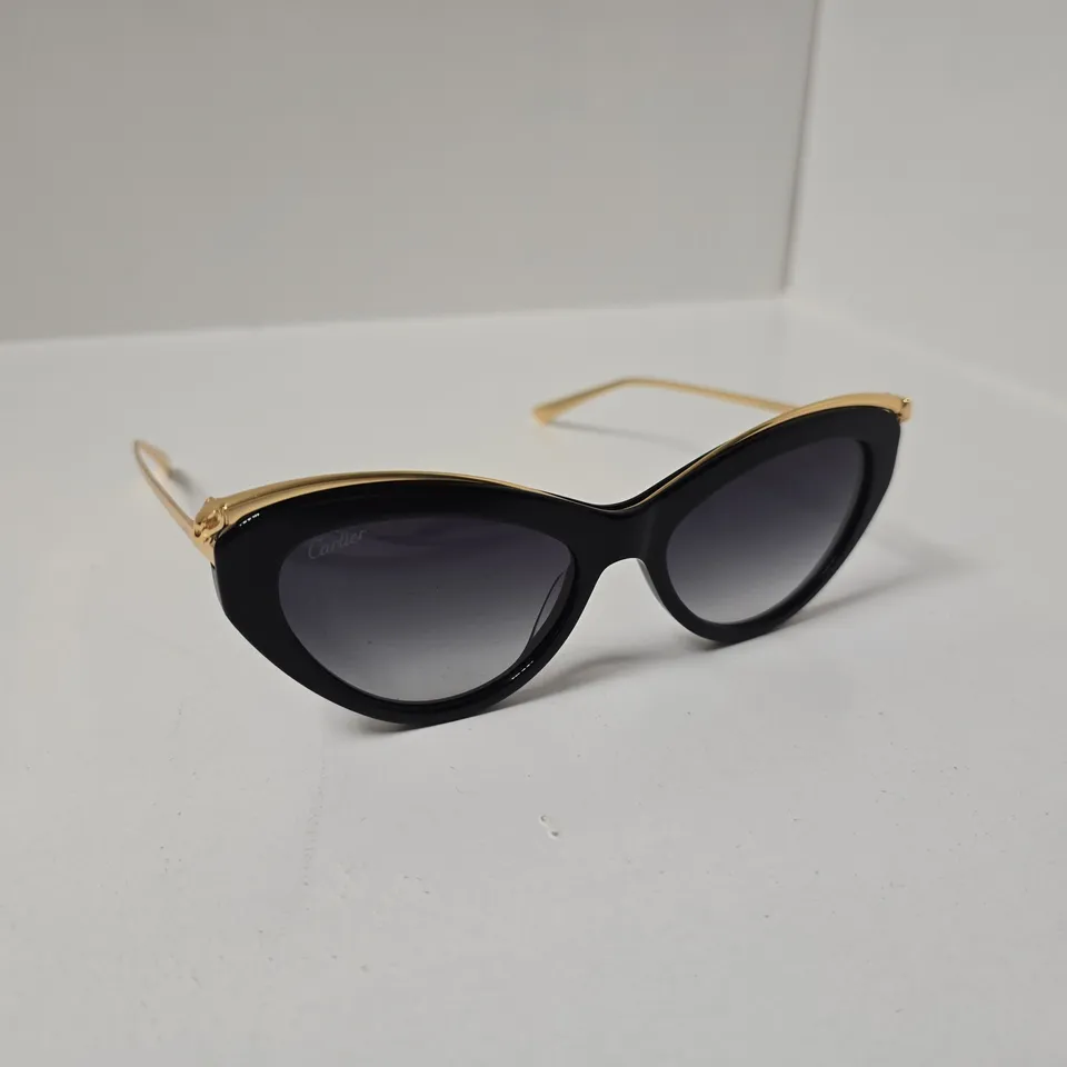 BOXED CARTIER PANTHERE CT0596S 001 SUNGLASSES - PRETAVOIR
