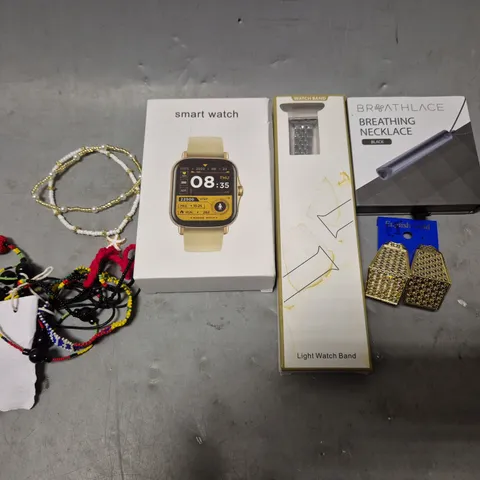 APPROXIMATELY 15 ASSORTED JEWELLERY ITEMS TO INCLUDE - WATCH , EARRINGS , NECKLACE  ETC