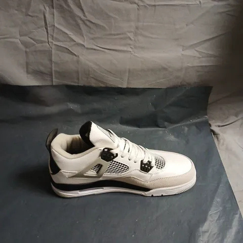 AIR JORDAN  RETRO SNEAKERS – WHITE/BLACK  - SIZE UK11