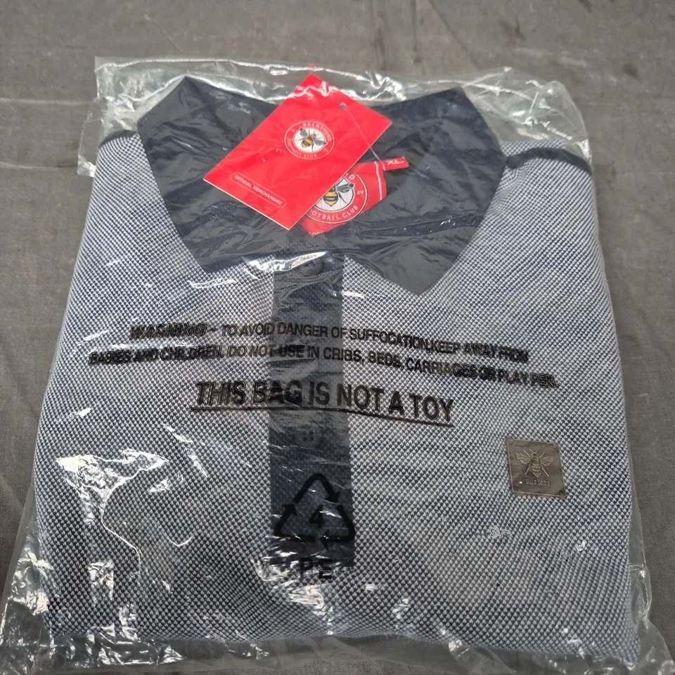 BRENTFORD FC POLO SHIRT SIZE XL