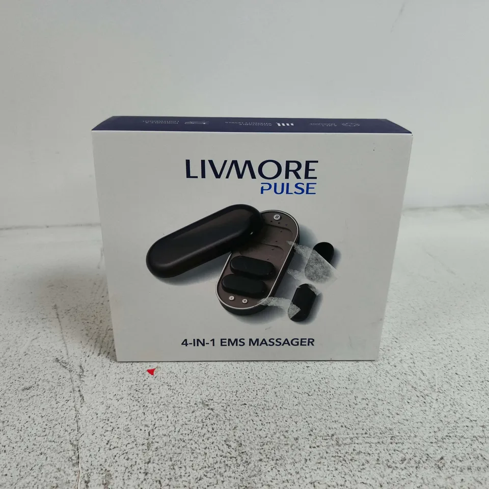 BOXED LIVMORE PULSE 4-IN-1 EMS MASSAGER