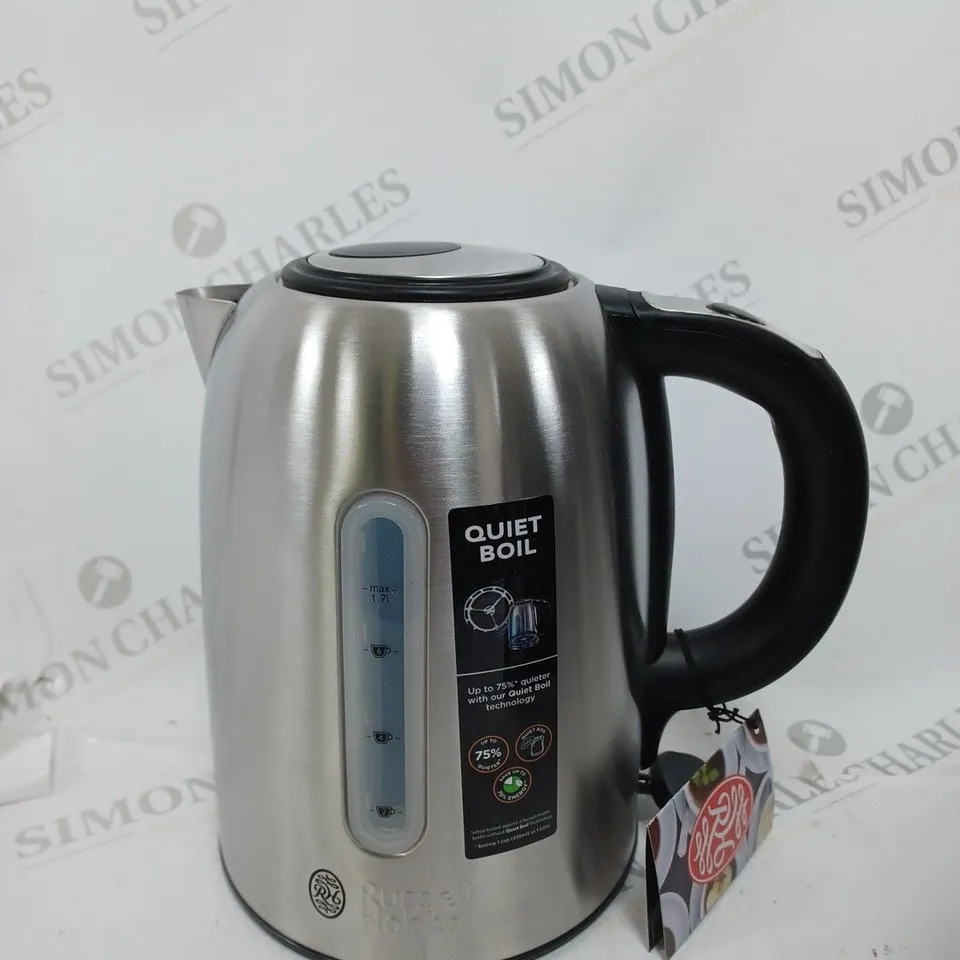 BOXED RUSSELL HOBBS QUITE BOIL KETTLE
