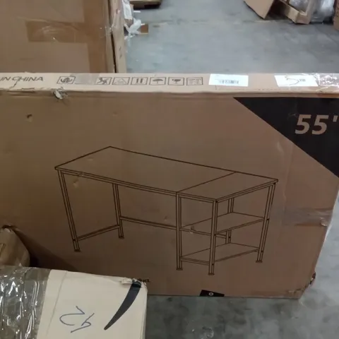BOXED JOINSCOPE DESK WITH SHELVES 