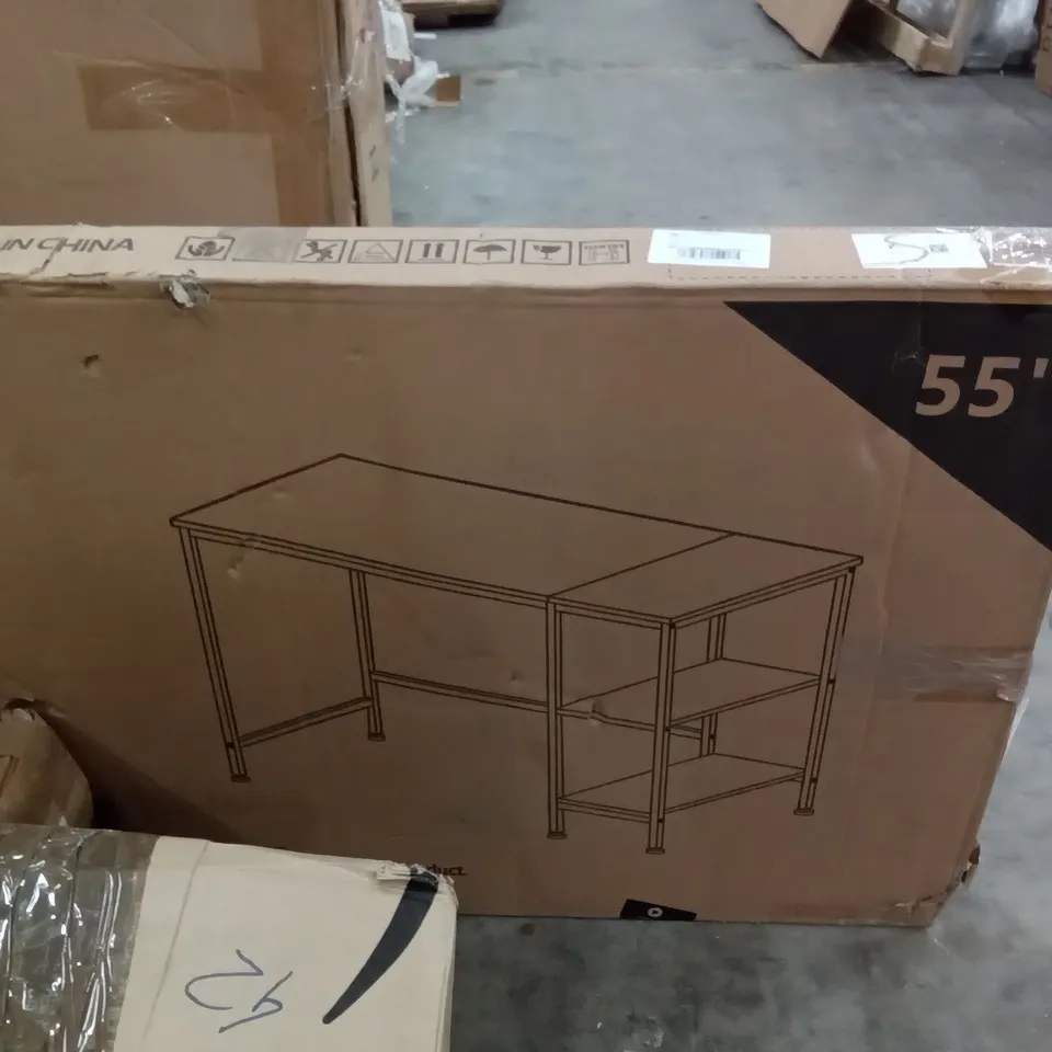 BOXED JOINSCOPE DESK WITH SHELVES 