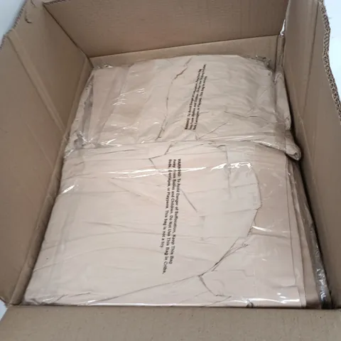 BOX OF APPROXIMATELY 12 ALL IN MOTION PEACH SKIRT IN ASSORTED SIZES