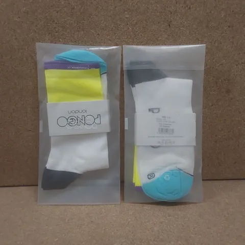 BOX TO CONTAIN A LARGE QUANTITY OF BRAND NEW PAIRS OF PONGO LONDON CYCLING SOCKS // SIZE: L-XL // 1 PAIR PER PACK