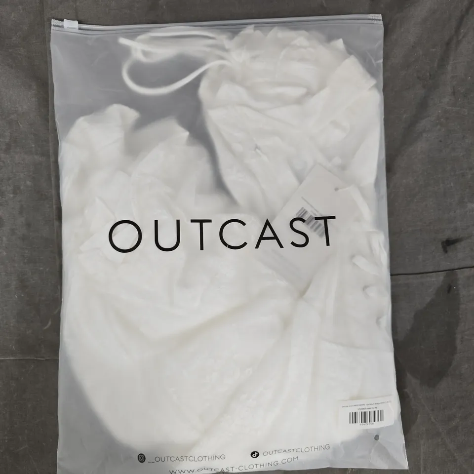BAGGED OUTCAST DYLAN MAXI DRESS IN WHITE SIZE XS