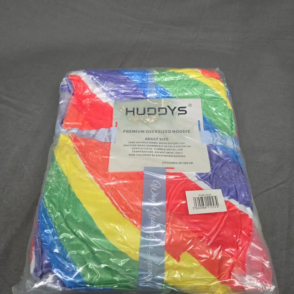 HUDDYS SEALED PREMIUM OVERSIZED HOODIE - MULTICOLOUR