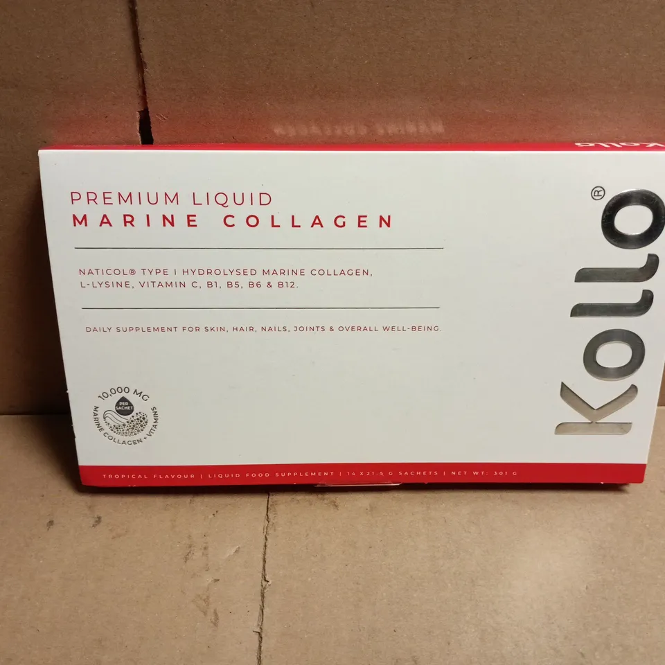 KOLLO PREMIUM LIQUID MARINE COLLAGEN TROPICAL FLAVOUR 301G