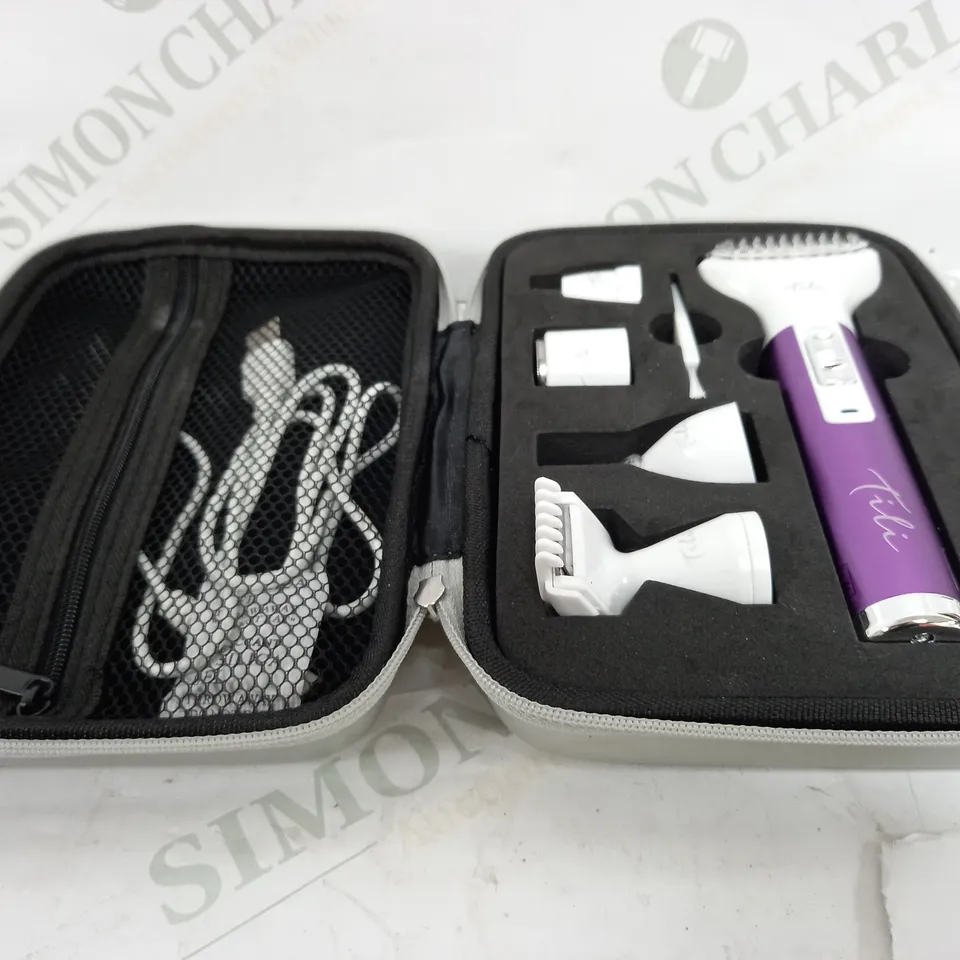 BOXED TILI 5-IN-1 MULTI-FUNCTION HAIR REMOVAL KIT PURPLE