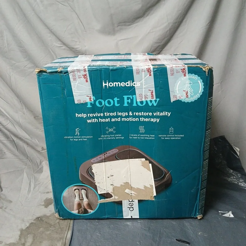 HOMEDICS FOOT FLOW DEVICE BOXED