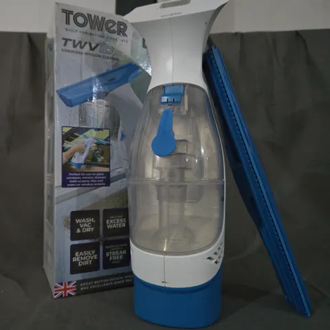 BOXED TOWER TWV10 CORDLESS WINDOW CLEANER