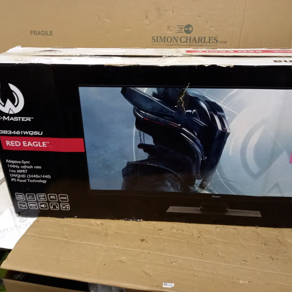 IIYAMA G-MASTER GB3461WQSU-B1 34 INCH 3440X1440P 144HZ COMPUTER MONITOR
