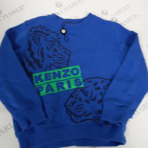 BOYS KENZO PARIS LOGO JUMPER SIZE UNSPECIFIED