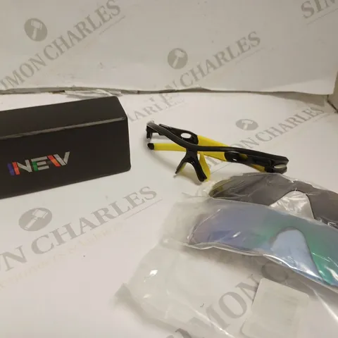 INEIV CYCLING GLASSES WITH INTERCHANGEABLE LENSES