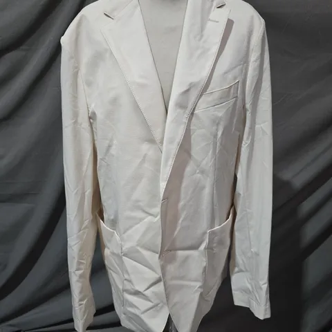 HUGO BOSS BUTTON UP SHIRT IN CREAM SIZE 52