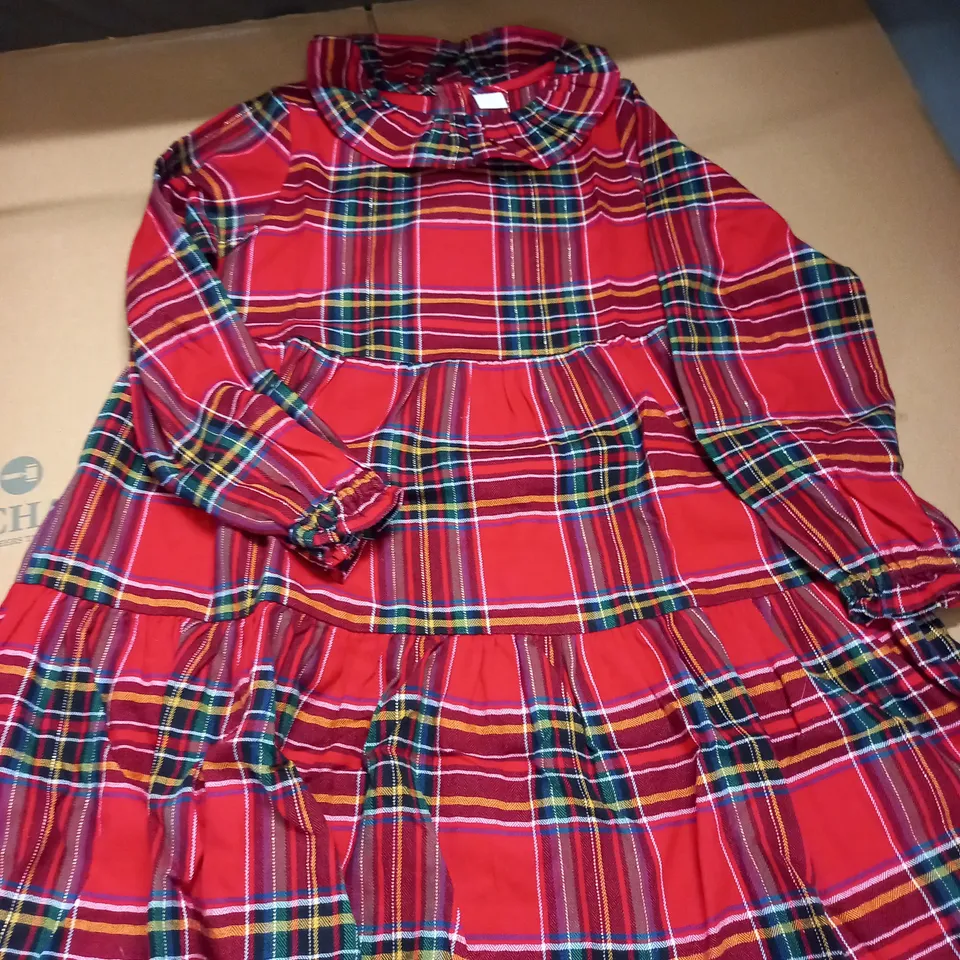 NEXT CHILDRENS TARTAN DRESS - 12 YEARS
