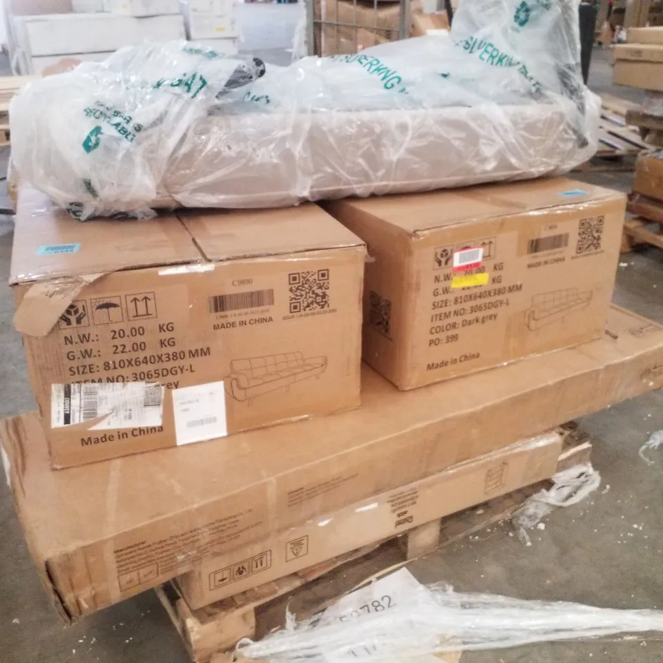 PALLET CONTAINING ASSORTED FURNITURE PARTS 