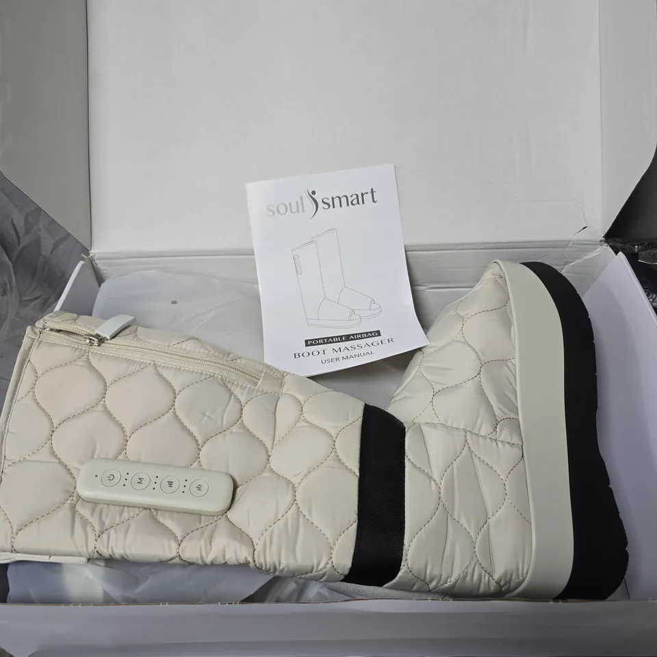 SOULSMART PORTABLE AIRBAG BOOT MASSAGER – BOXED