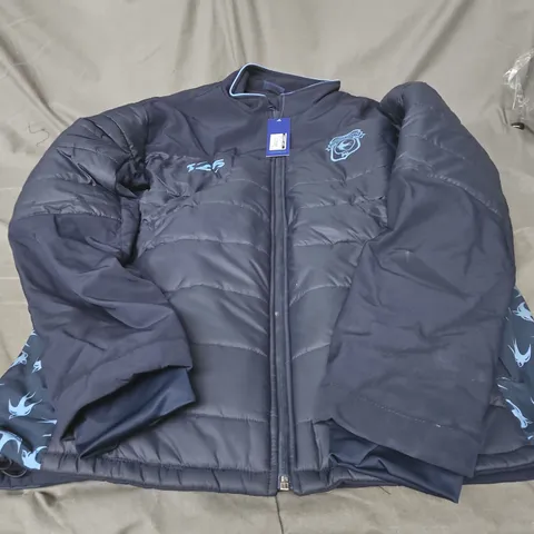 CARDIFF CITY FC HYBRID RACER JACKET – NAVY, 2XL