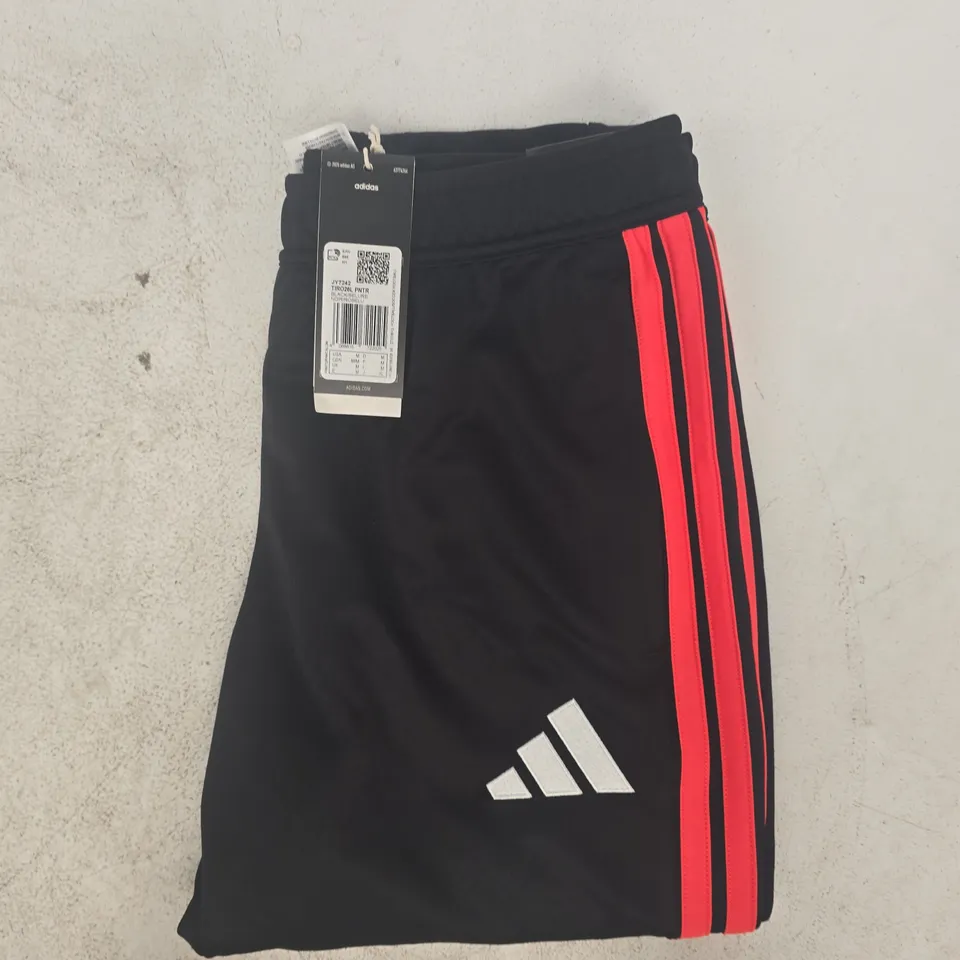 ADIDAS TIRO26 LEAGUE TRAINING TRACKSUIT PANTS IN BLACK/RED SIZE MEDIUM