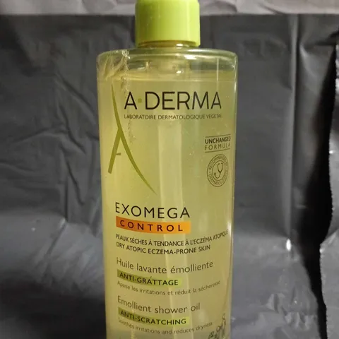 A-DERMA EXOMEGA CONTROL EMOLLIENT SHOWER OIL – 500 ML PUMP BOTTLE