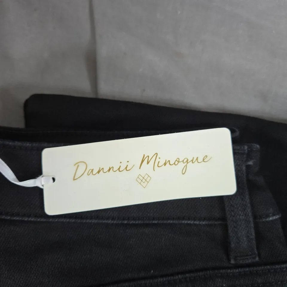 DANNII MINOGUE BLACK JEANS – WOMEN'S DENIM TROUSERS, UK 12