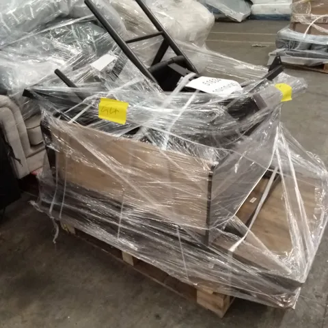 PALLET OF ASSORTED INCOMPLETE OR DAMAGED DESIGNER FURNITURE 