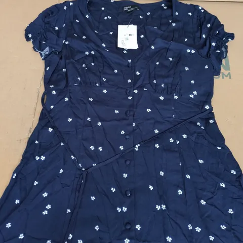 Nobody's Child Navy Floral Dress, UK 12 (EU 40, US 8)