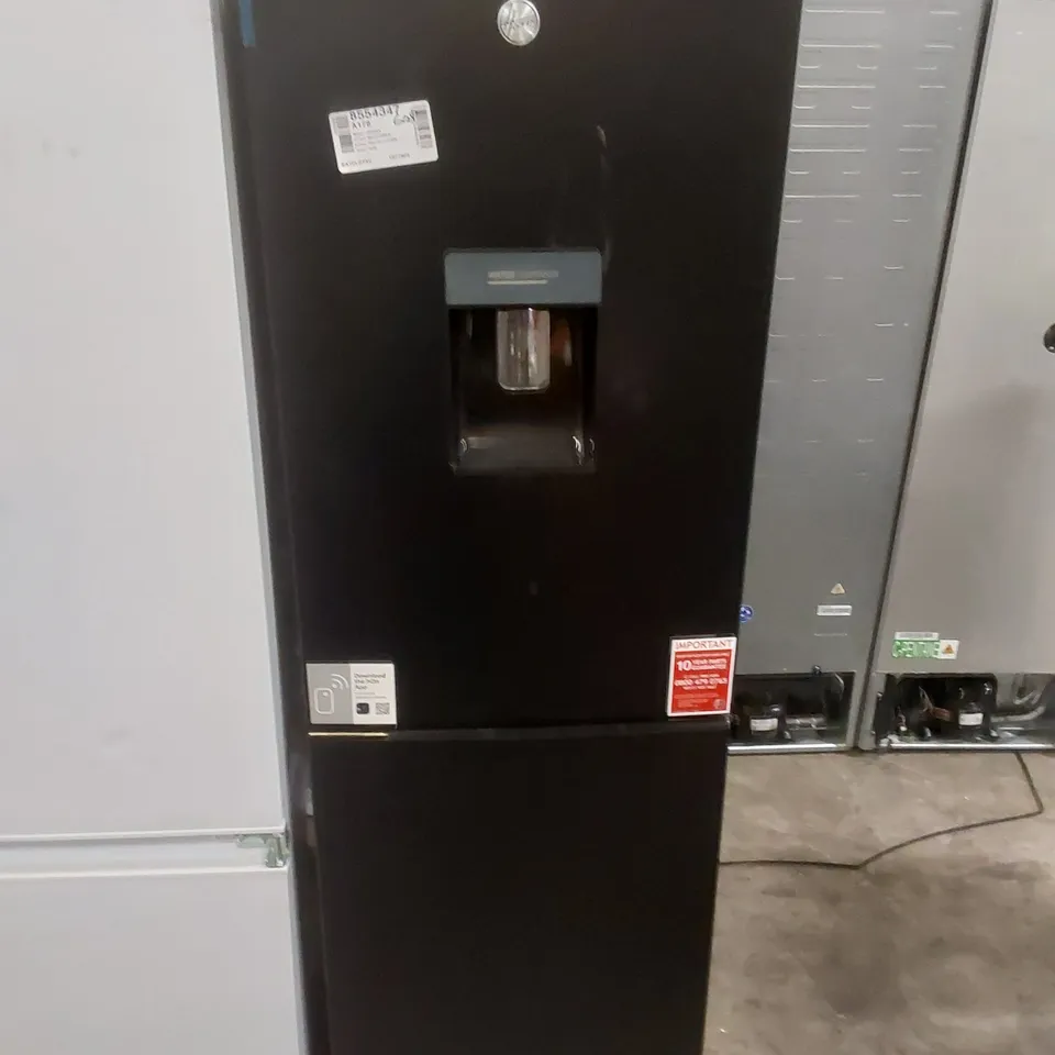 HOOVER HOCT3L517EWBK-1 FREESTANDING LOW FROST 55CM WIDE FRIDGE FREEZER BLACK - UNPROCESSED RAW RETURN