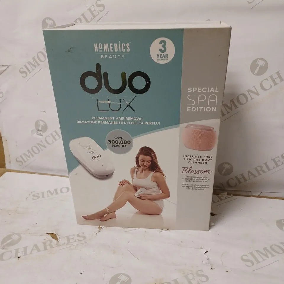 BOXED HOMEDICS BEAUTY DUO LUX 