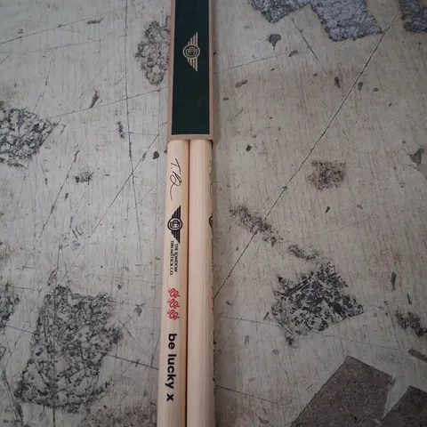 THE LONDON DRUMSTICK CO BE LUCKY X DRUM STICKS