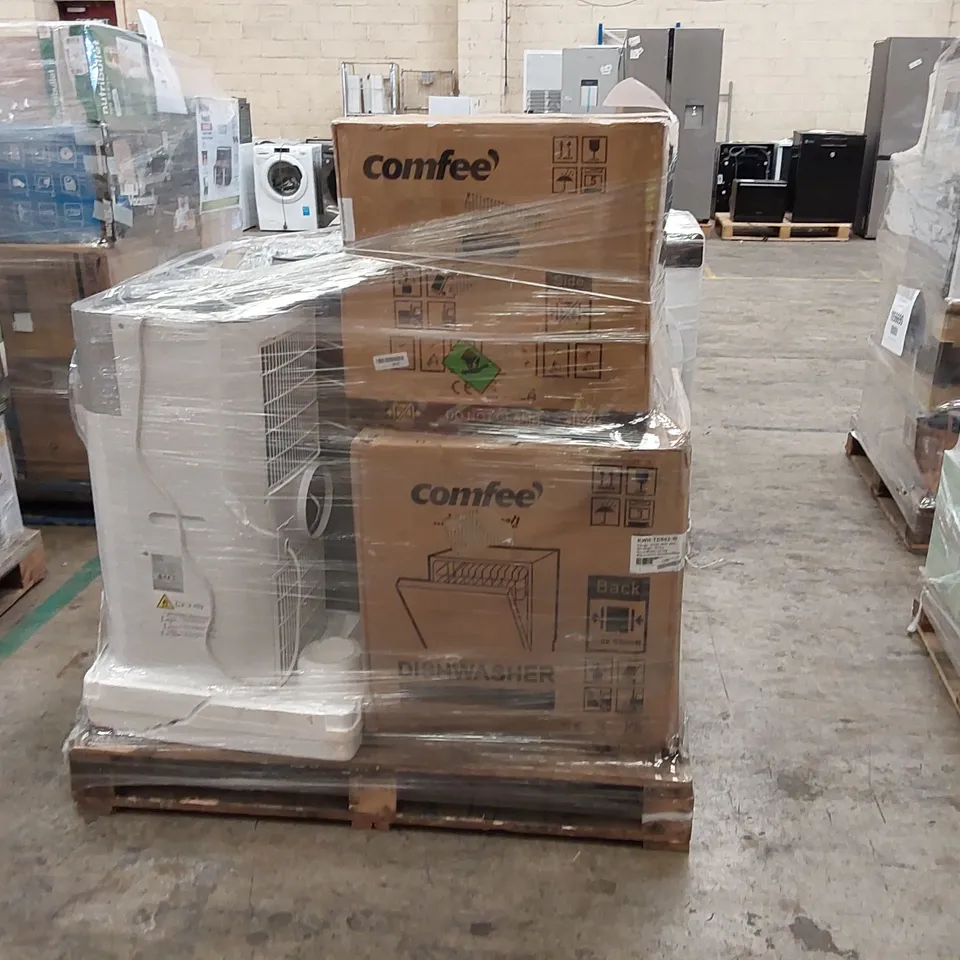 PALLET OF APPROXIMATELY 5 UNPROCESSED RAW RETURN HOUSEHOLD AND ELECTRICAL GOODS TO INCLUDE;