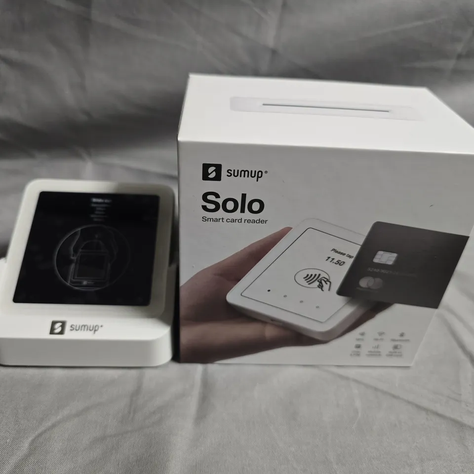 SUMUP SOLO CARD READER – WHITE, BOXED