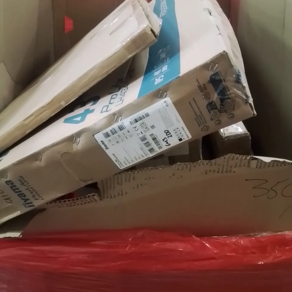 PALLET OF ASSORTED HOUSEHOLD GOODS AND PRODUCTS TO INCLUDE; PAINTINGS , EXERCISE MATS , ETC 