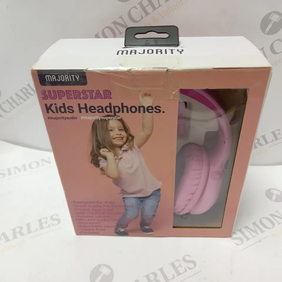 BOXED MAJORITY SUPERSTAR KIDS HEADPHONES