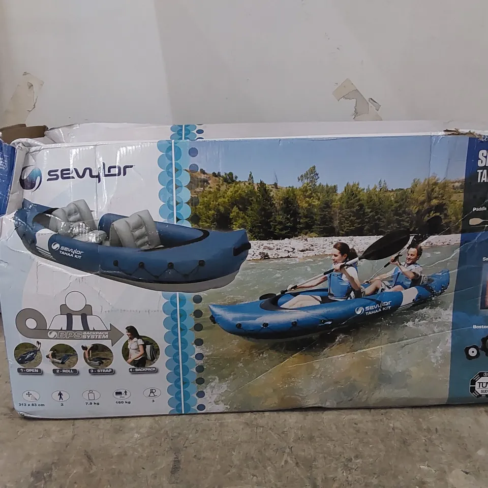 BOXED SEVYLOR TAHAA KIT 2 PERSON INFLATABLE KAYAK (1 BOX)
