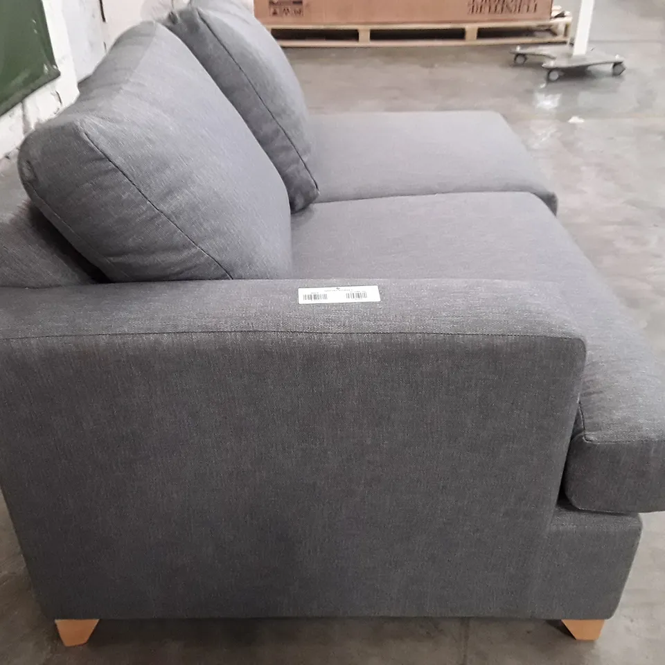 QUALITY DESIGNER ASHWELL LHF CHAISE SOFA - TIMBERWOLF FABRIC  
