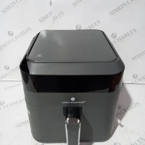 BOXED COOK'S ESSENTIALS 5.8L AIR FRYER, SLATE GREY