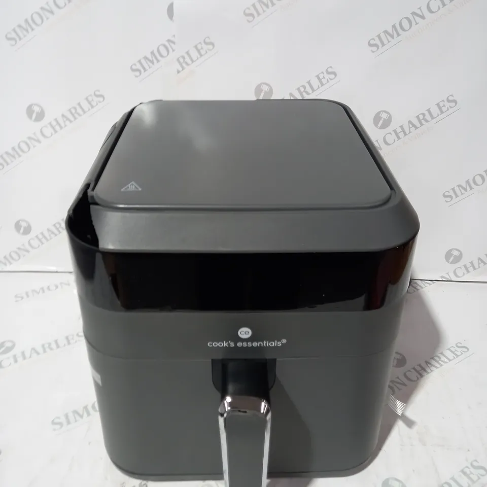 BOXED COOK'S ESSENTIALS 5.8L AIR FRYER, SLATE GREY
