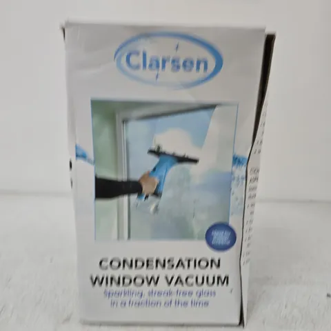 BOXED CLARSEN CONDENSATION WINDOW VACUUM –