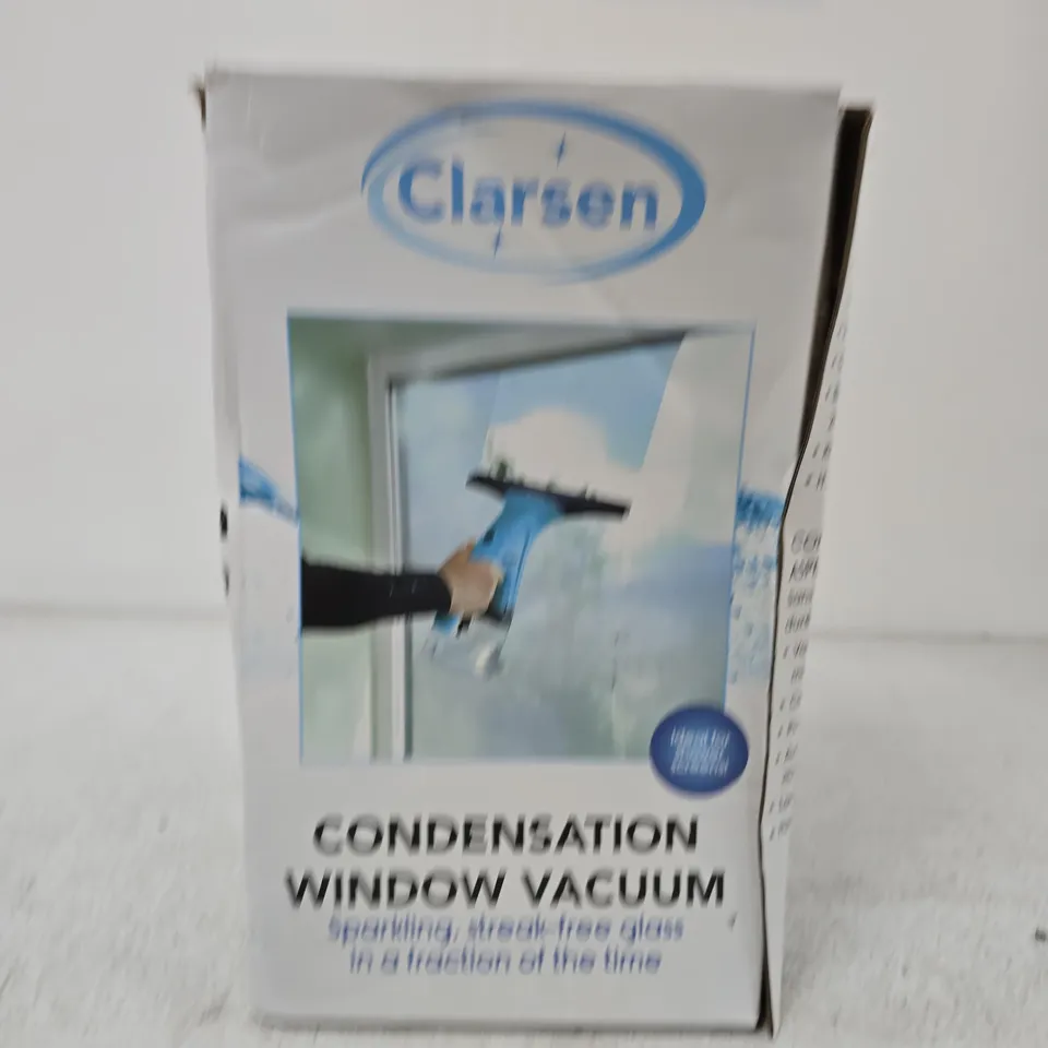 BOXED CLARSEN CONDENSATION WINDOW VACUUM –