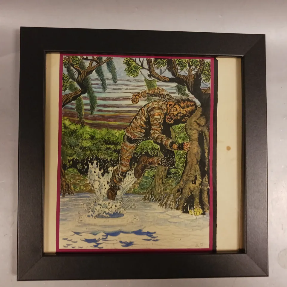 INITIALISED FRAMED ART PRINT