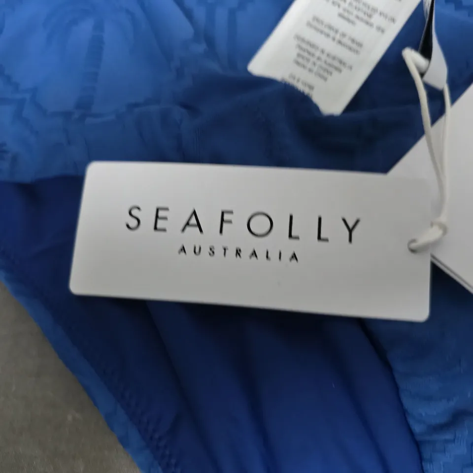SEA FOLLY HIGH WAISTED PANT – ULTRAMARINE (UK 12) WOMEN’S SWIM BOTTOM