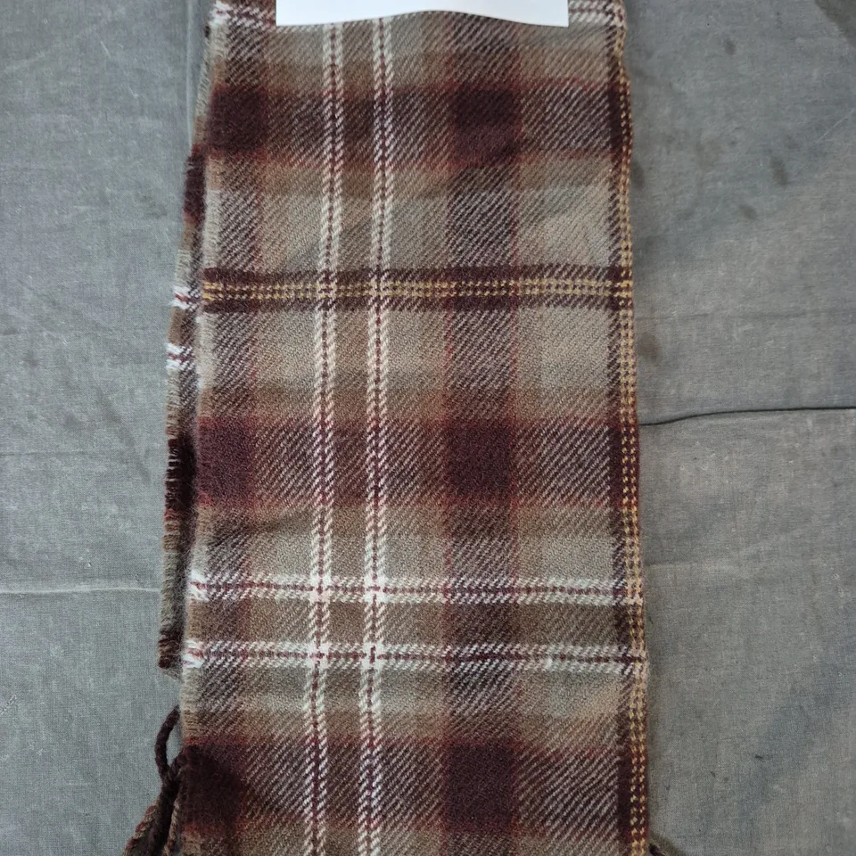 WILDCAT HAVEN 100% LAMBSWOOL SCOTTISH TARTAN SCARF