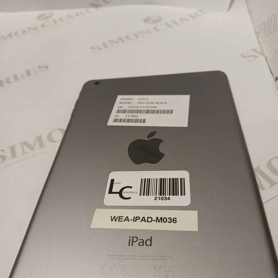 APPLE BLACK IPAD MINI DMQNT375FP84