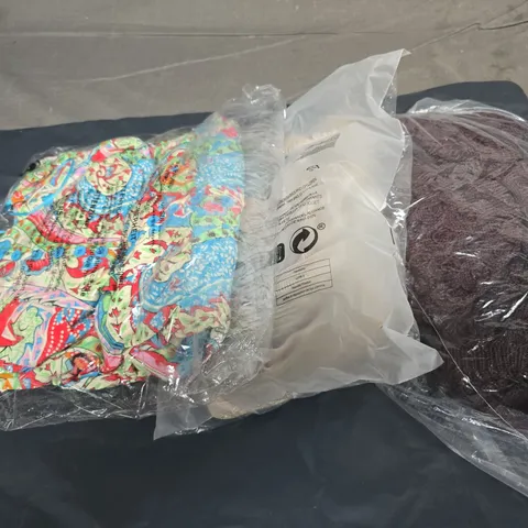 BOX OF APROX 20 ASSORTED  ITEMS OF CLOTHING IN VARIOUS SIZES, COLOURS AND STYLES - COLLECTION ONLY 