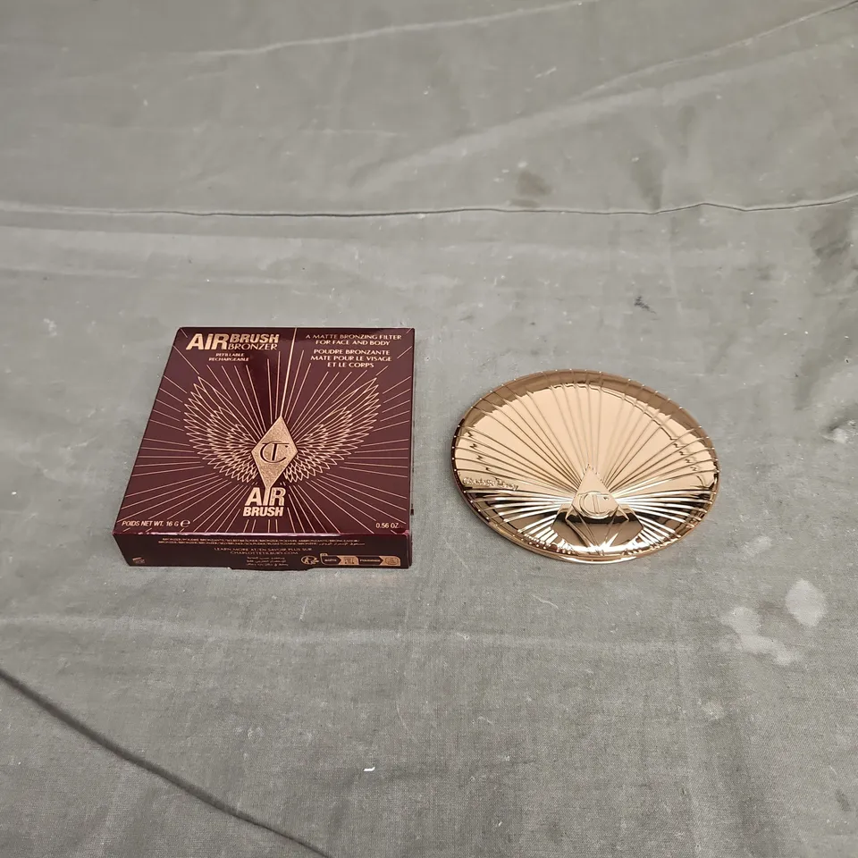BOXED CHARLOTTE TILBURY AIRBRUSH BRONZER REFILLABLE IN2 MEDIUM 16G