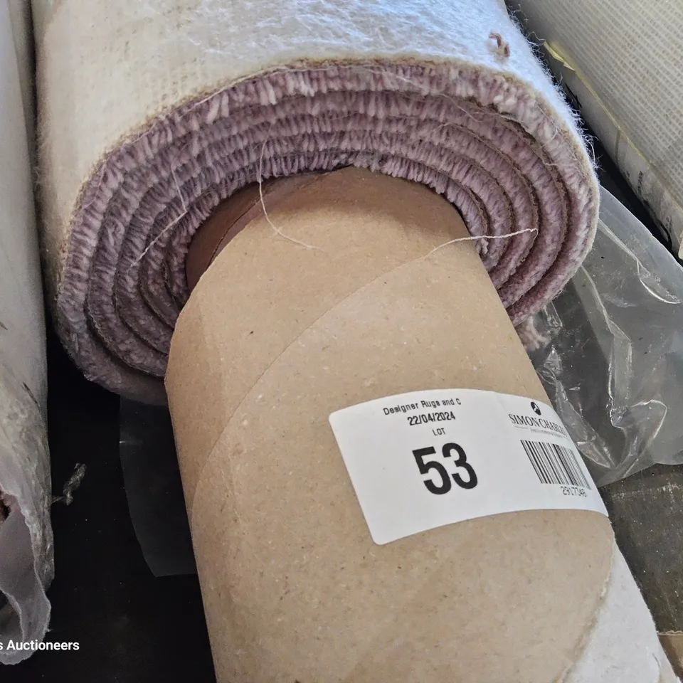 ROLL OF QUALITY HABBERLEY HERRINGBONE MOONSHADOW CARPET APPROXIMATELY 3M × 4M